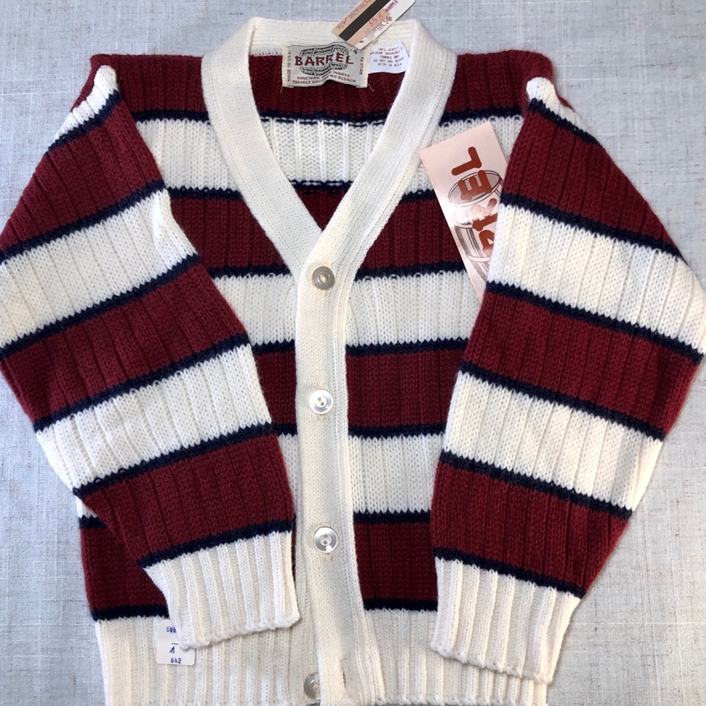 NWT New seas Stock chunky knit sweater vintage